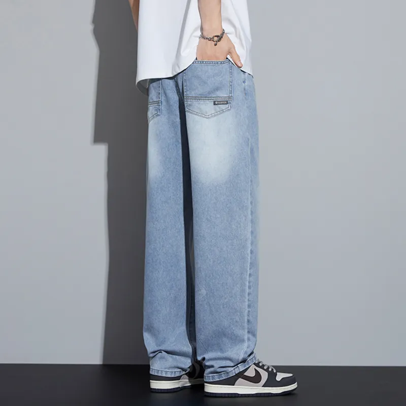 Jeep Casual Pants Unisex Light Blue-4