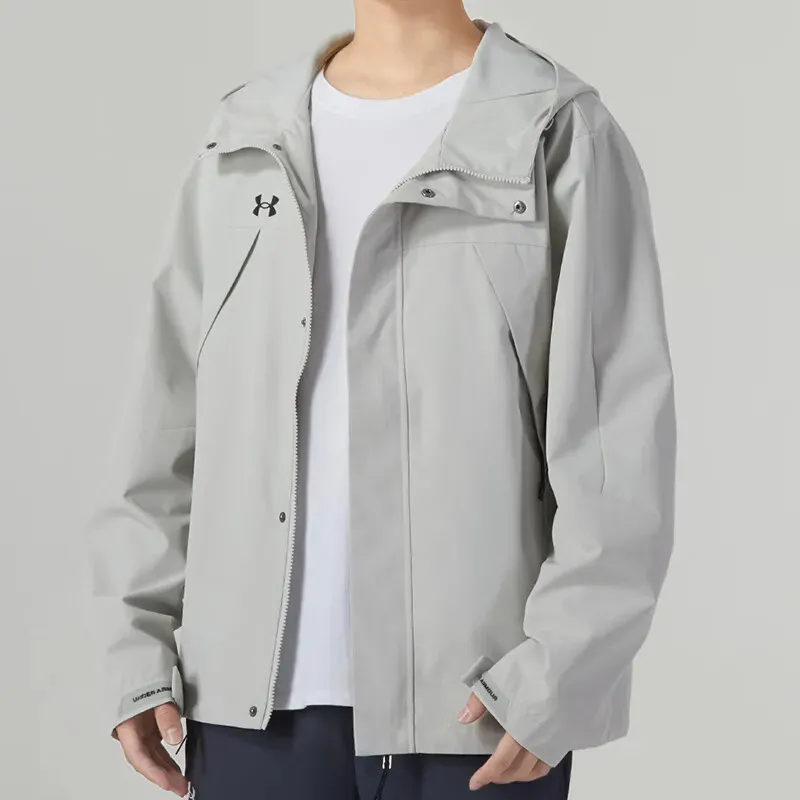 Under Armour Jackets Coats Men's Light Gray-5