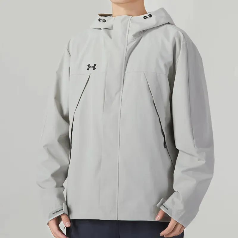 Under Armour Jackets Coats Men's Light Gray-4