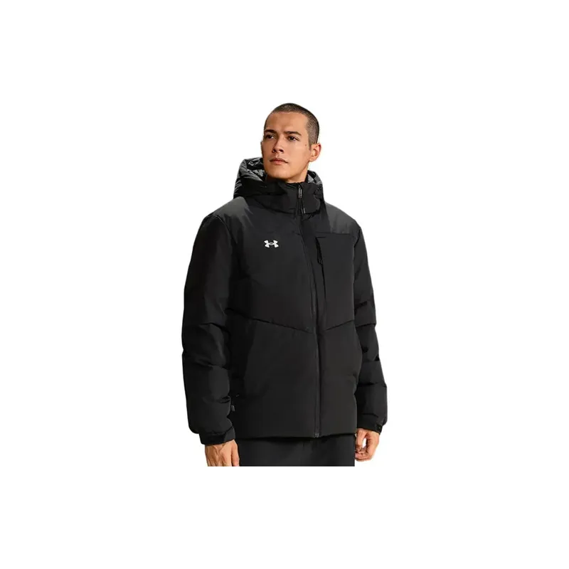 Under Armour Jackets Coats Men's Black Comes With Necklace-3