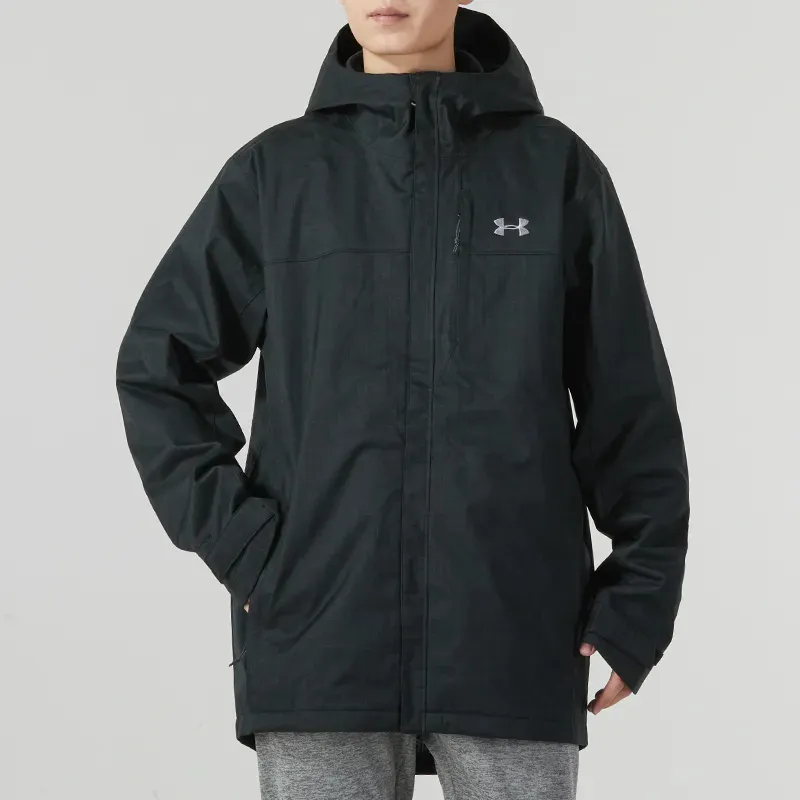 Under Armour Jackets Coats Men's Black Comes With Necklace-3