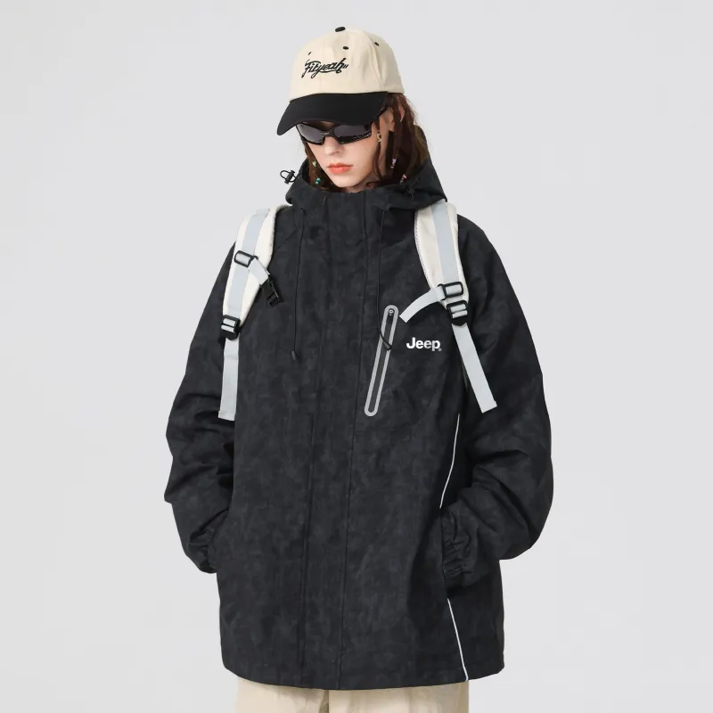 Jeep Trench Coats Unisex-55