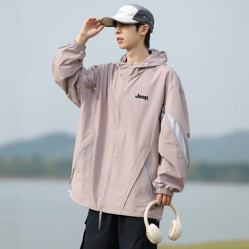 Jeep Breathable UV Protection Sun Protection Clothing Unisex-14