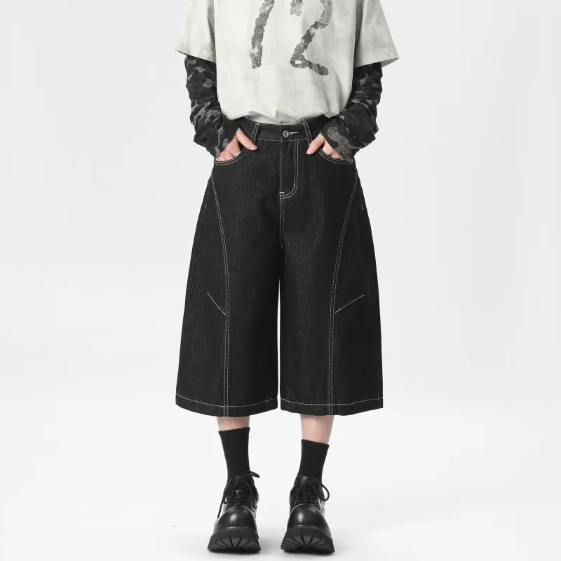 Jeep Denim Shorts Unisex Original Denim Black-2