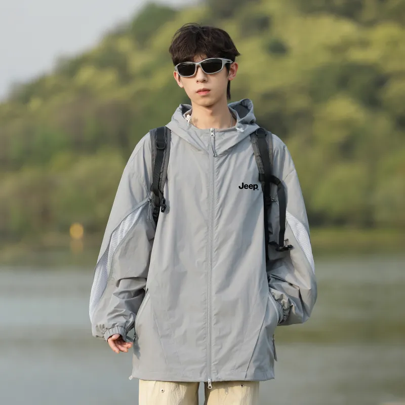 Jeep Breathable UV Protection Sun Protection Clothing Unisex-2
