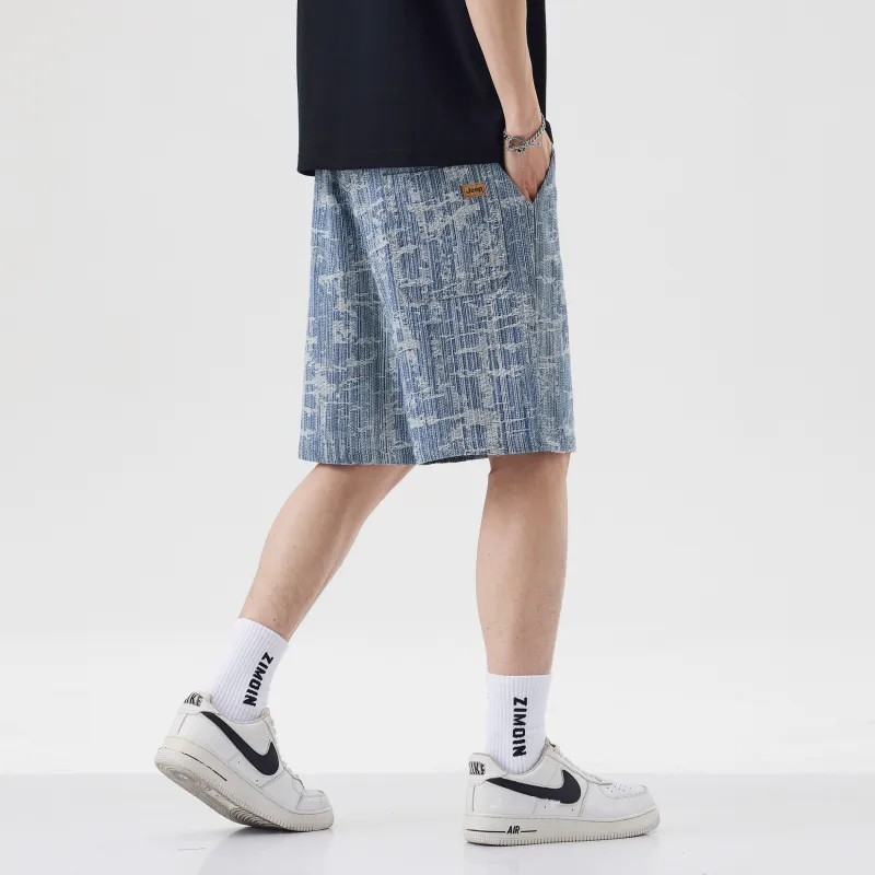 Jeep Denim Shorts Unisex Light Blue-2