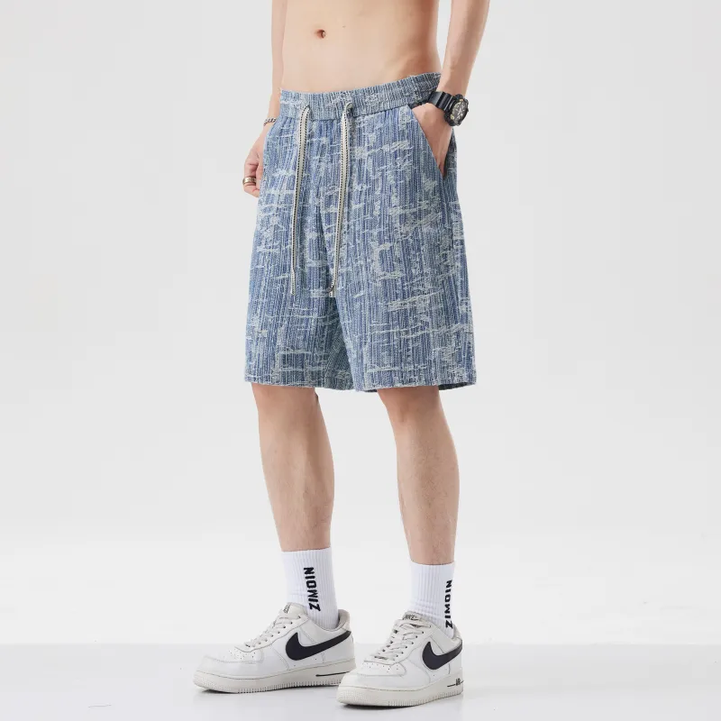 Jeep Denim Shorts Unisex Light Blue-4