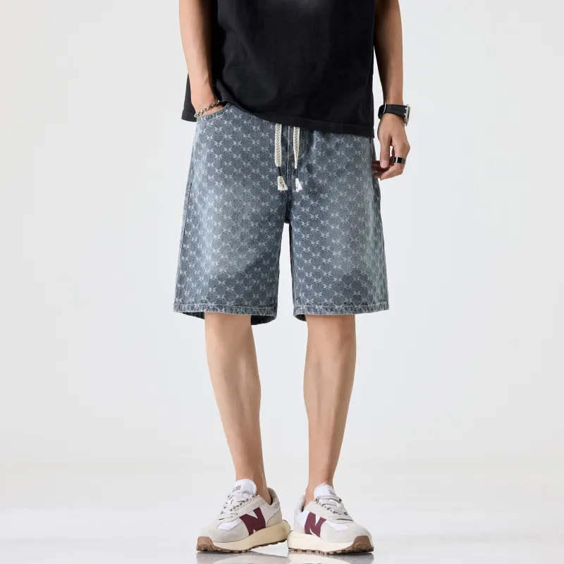 Jeep Denim Shorts Unisex Nostalgic Blue-2
