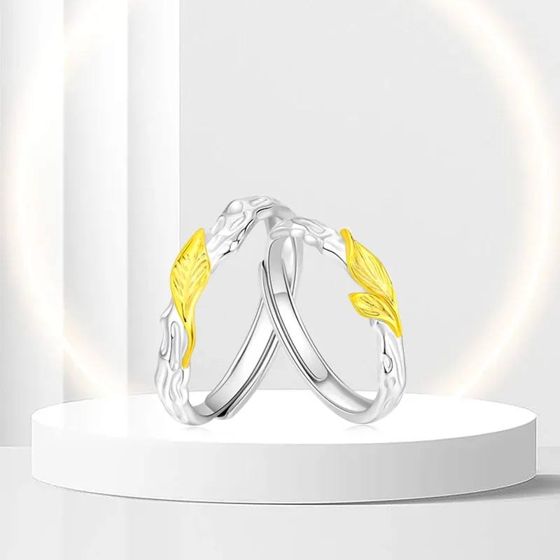 OSSINMI S 999 Fine Silver Rings Unisex-2