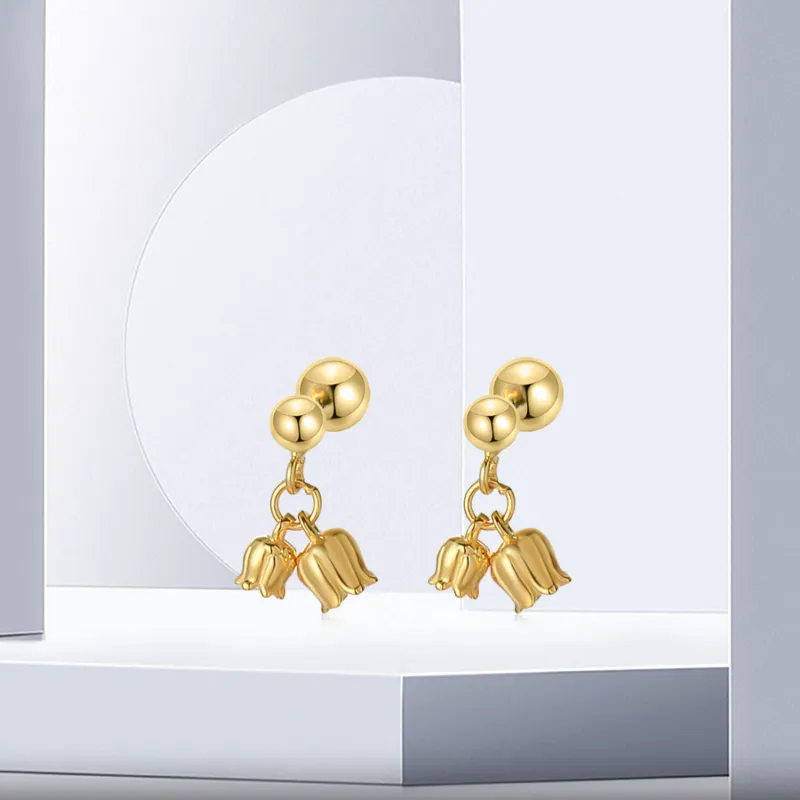 OSSINMI S925 Silver Earrings Women's-2
