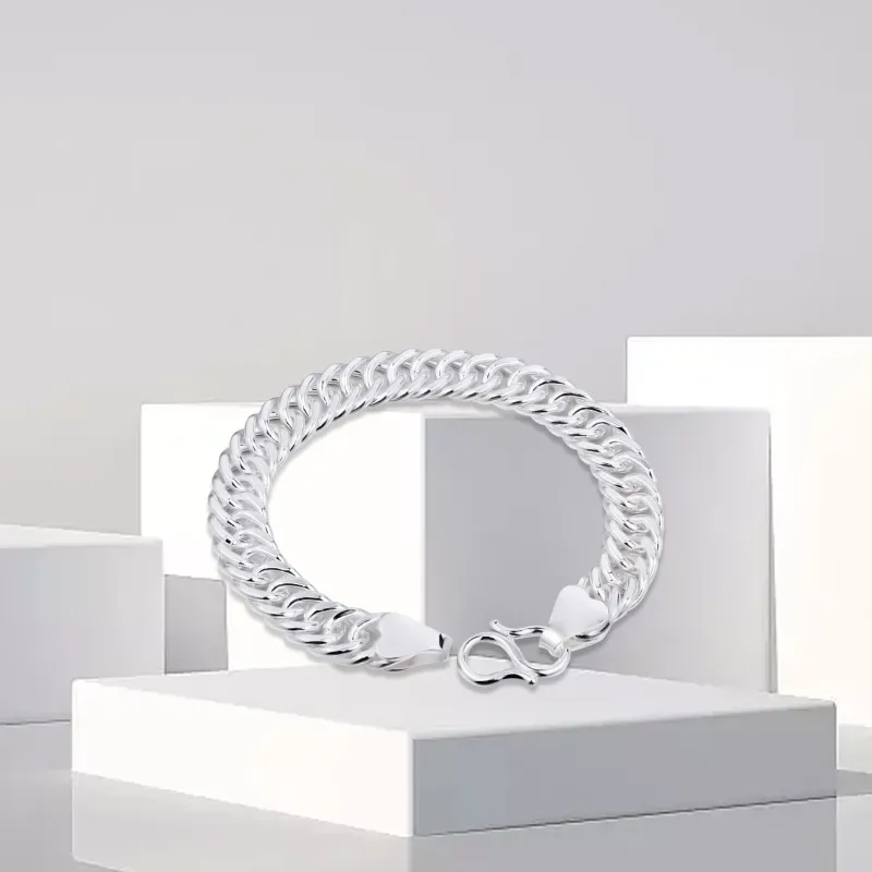 OSSINMI 999 Fine Silver Pure Silver Bracelets Unisex-2