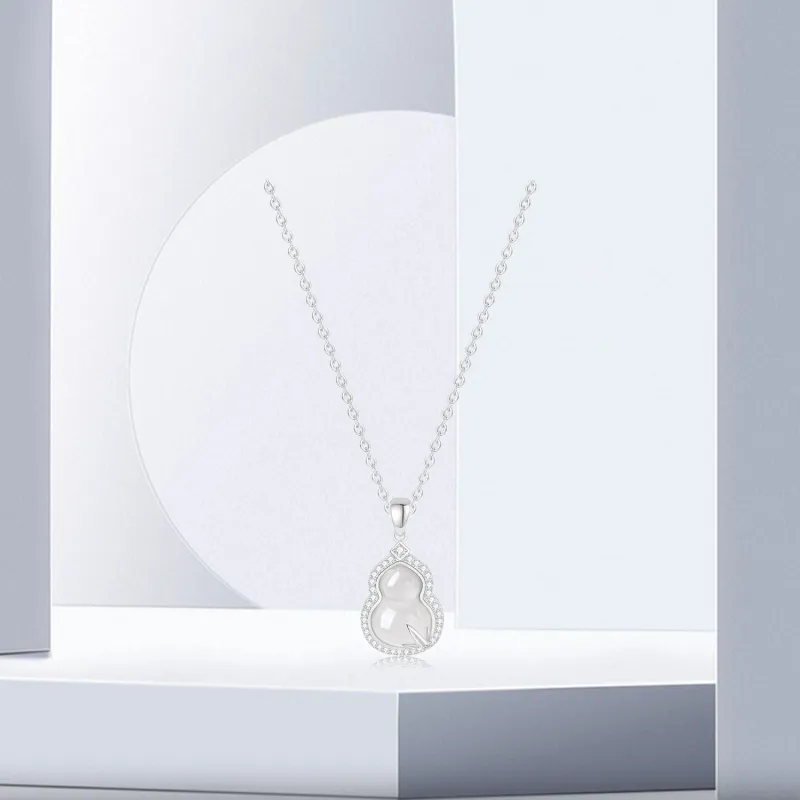OSSINMI Chalcedony Necklaces Women's-4