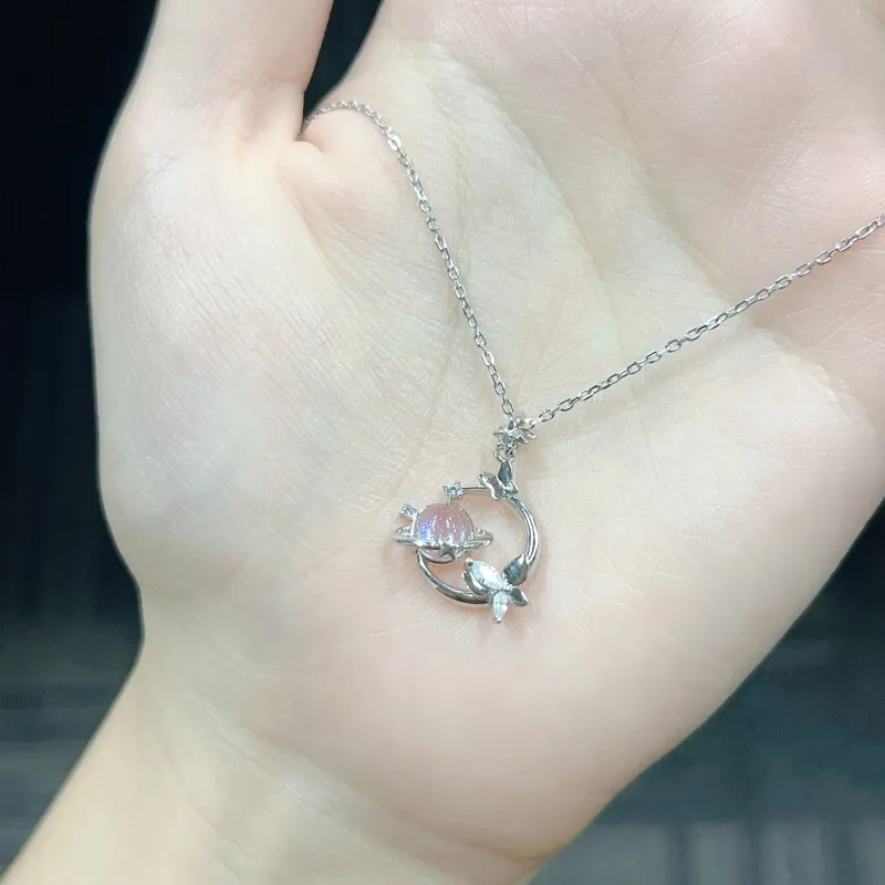 OSSINMI S925 Silver Necklaces Women's-2