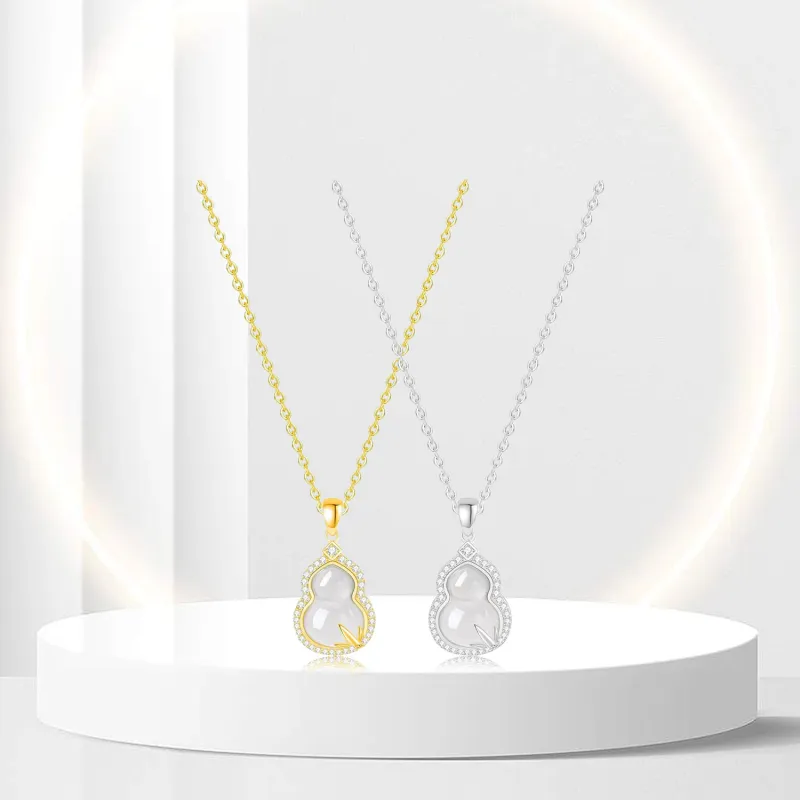 OSSINMI Chalcedony Necklaces Women's-17