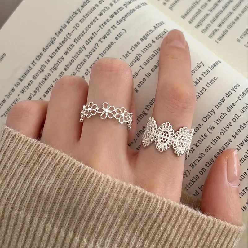 OSSINMI S925 Silver Rings Women's-1