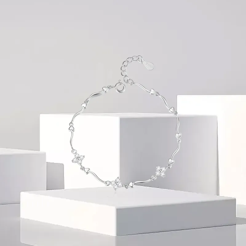 OSSINMI S925 Silver Bracelets Women's-3