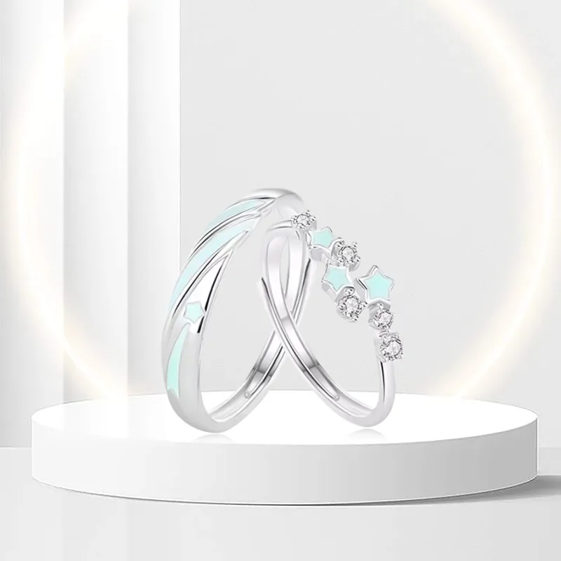 OSSINMI 925 Sterling Silver Rings Unisex-4