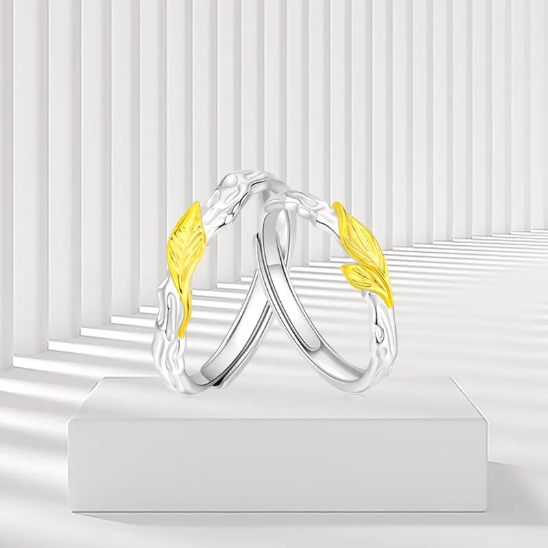 OSSINMI S 999 Fine Silver Rings Unisex-5