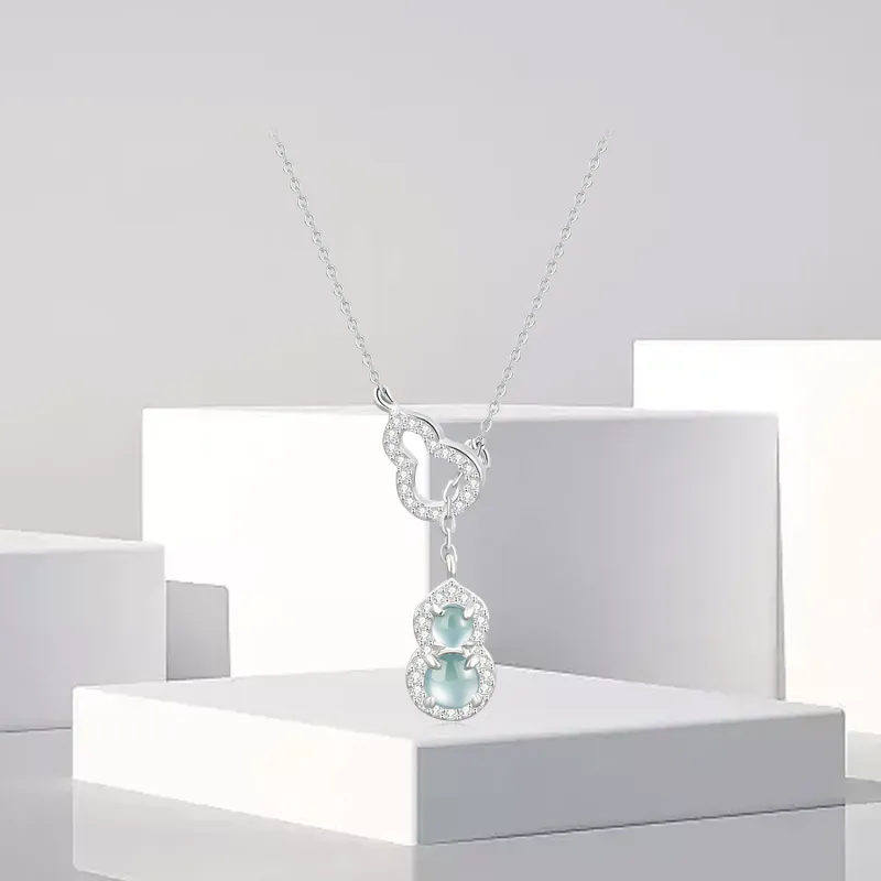 OSSINMI Chalcedony Jade Necklaces Women's-2