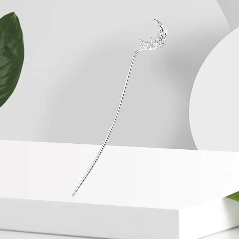 OSSINMI S925 Silver Hairpins Women's-2