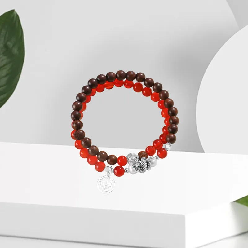 OSSINMI Agate Jade Bracelets Unisex-2