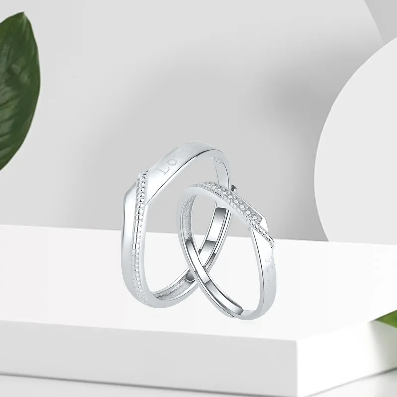 OSSINMI 925 Sterling Silver Rings Unisex-5