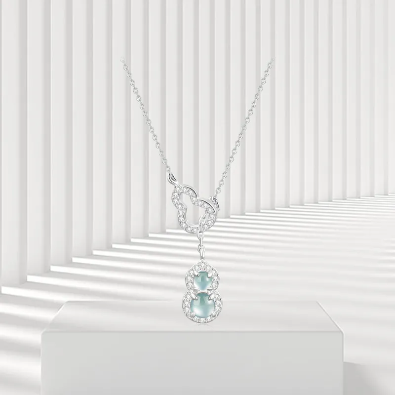 OSSINMI Chalcedony Jade Necklaces Women's-1