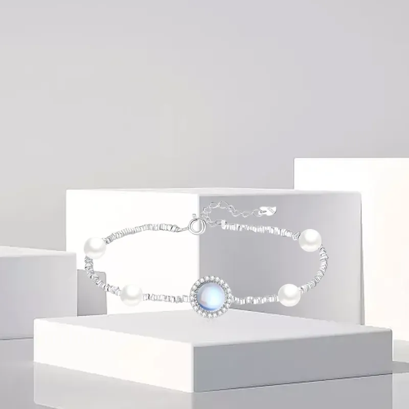 OSSINMI S925 Silver Bracelets Women's-3