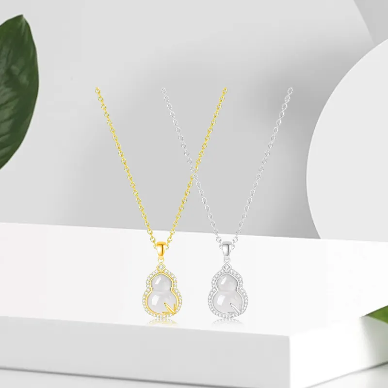 OSSINMI Chalcedony Necklaces Women's-16
