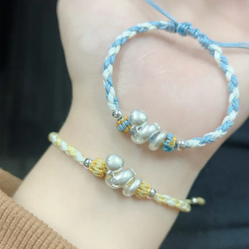 OSSINMI S 999 Fine Silver Bracelets Unisex-7