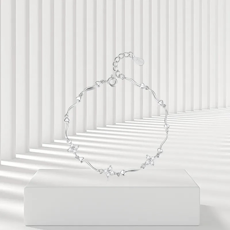OSSINMI S925 Silver Bracelets Women's-1