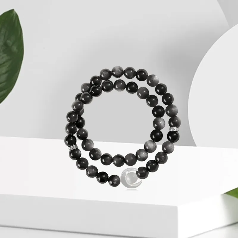 OSSINMI Glass Cat Eye Bracelets Unisex-2