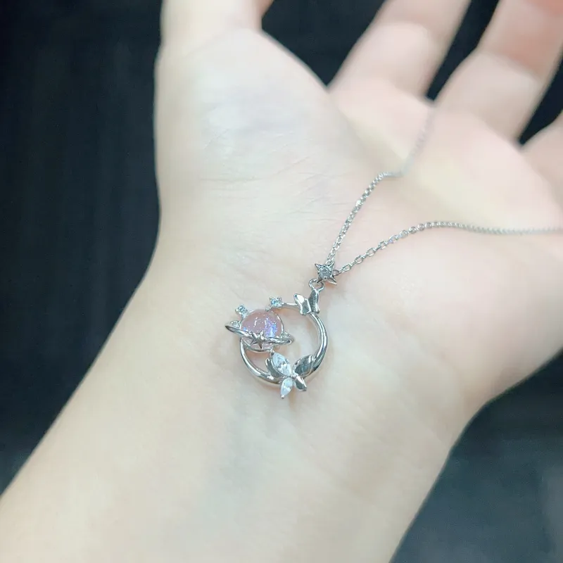 OSSINMI S925 Silver Necklaces Women's-1