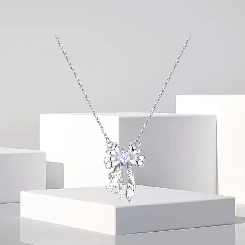 OSSINMI S925 Silver Necklaces Women's-3