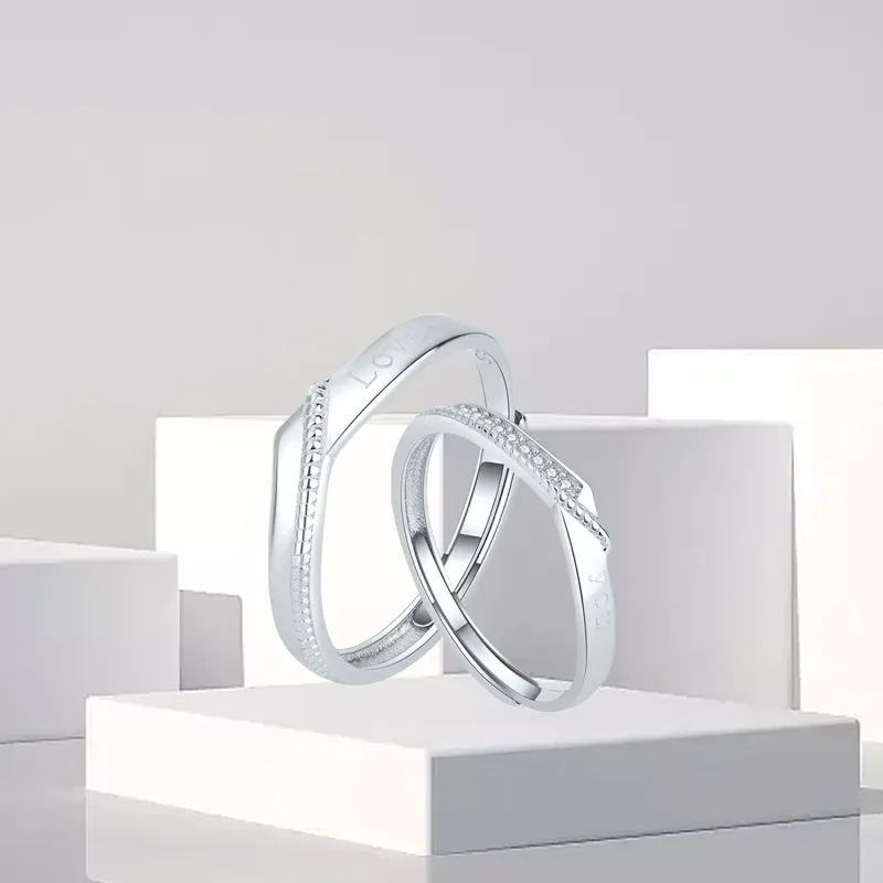 OSSINMI 925 Sterling Silver Rings Unisex-3