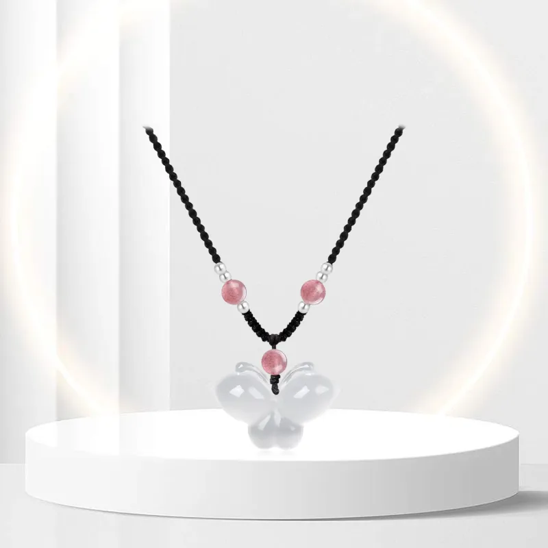 OSSINMI Chalcedony Necklaces Women's-3