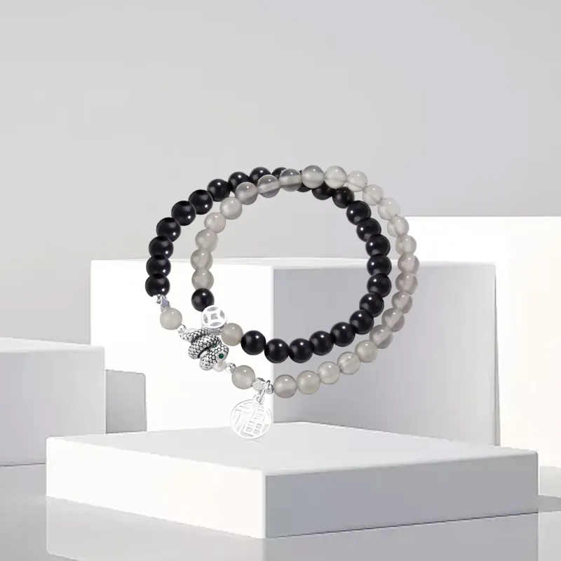 OSSINMI Agate Jade Bracelets Unisex-7