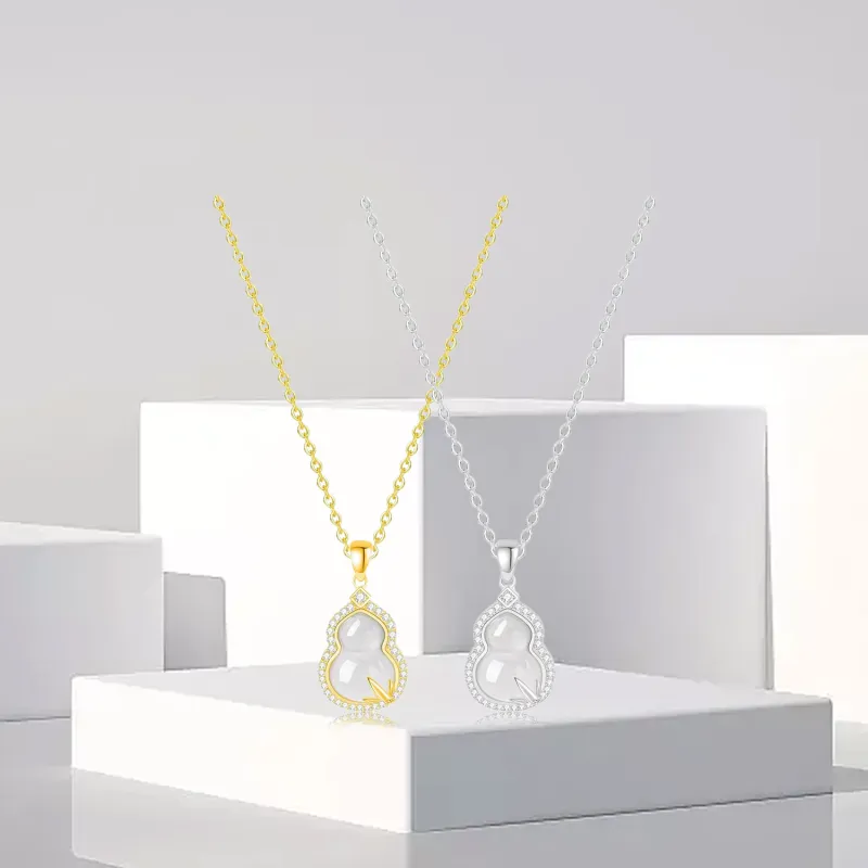 OSSINMI Chalcedony Necklaces Women's-15