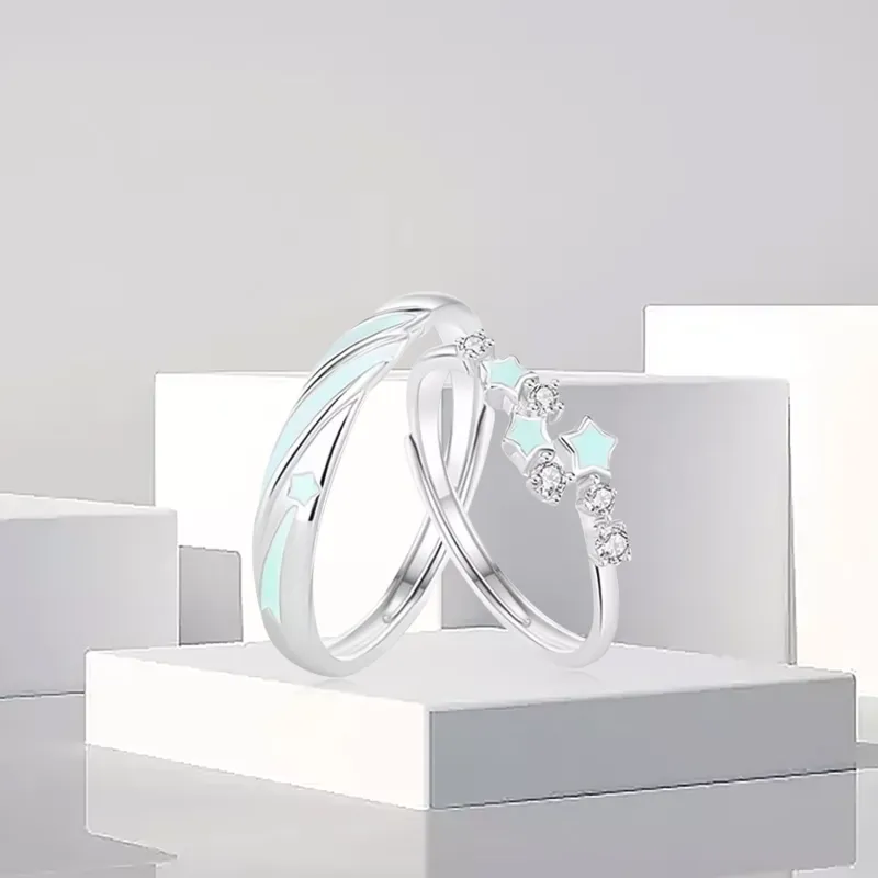 OSSINMI 925 Sterling Silver Rings Unisex-2