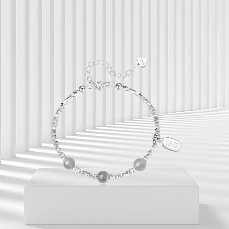 OSSINMI S925 Silver Bracelets Women's-4