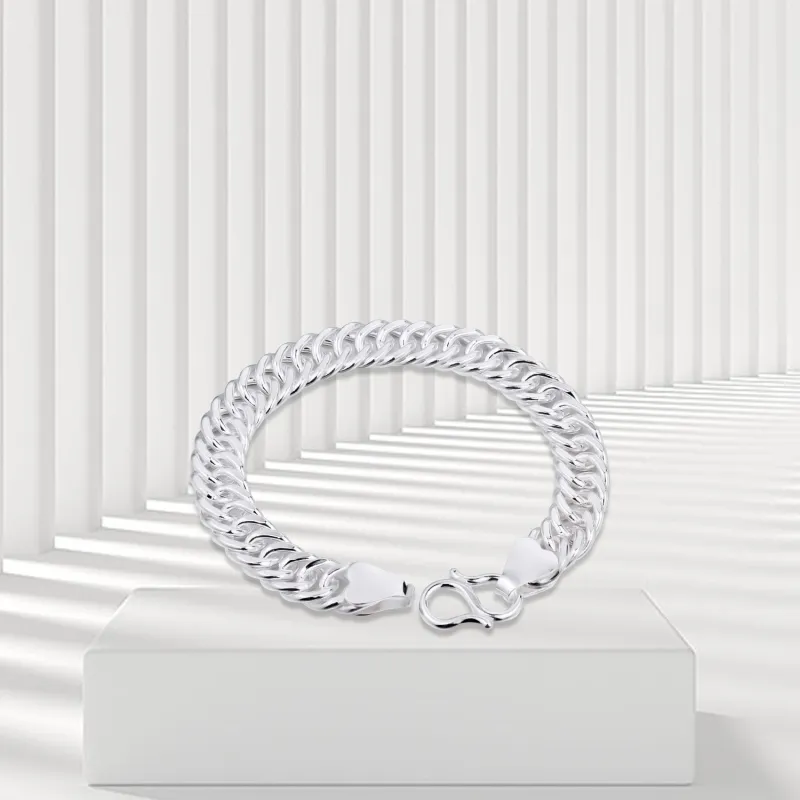 OSSINMI 999 Fine Silver Pure Silver Bracelets Unisex-1