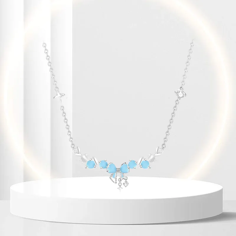 OSSINMI S 999 Fine Silver Necklaces Women's-4