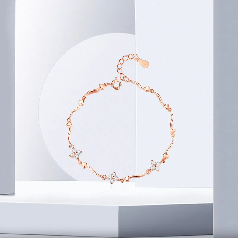 OSSINMI S925 Silver Bracelets Women's-10