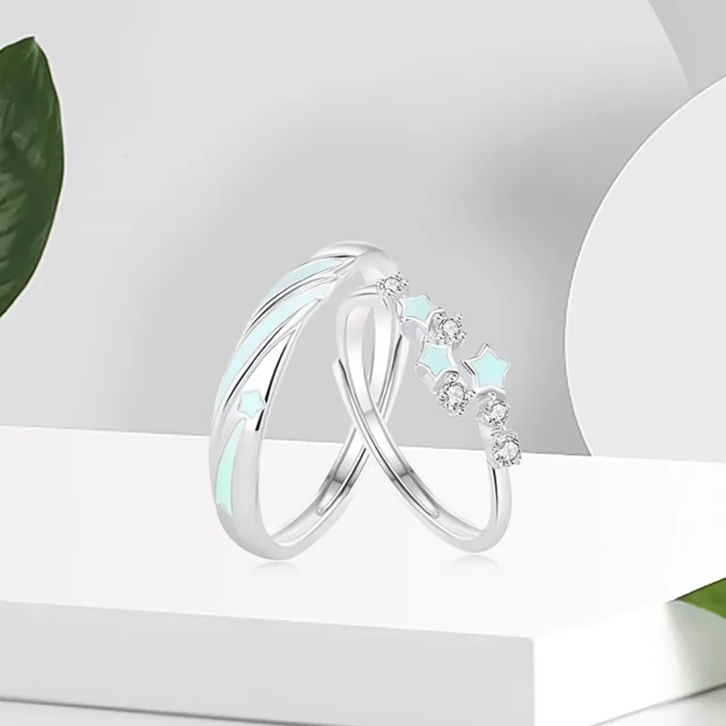 OSSINMI 925 Sterling Silver Rings Unisex-3