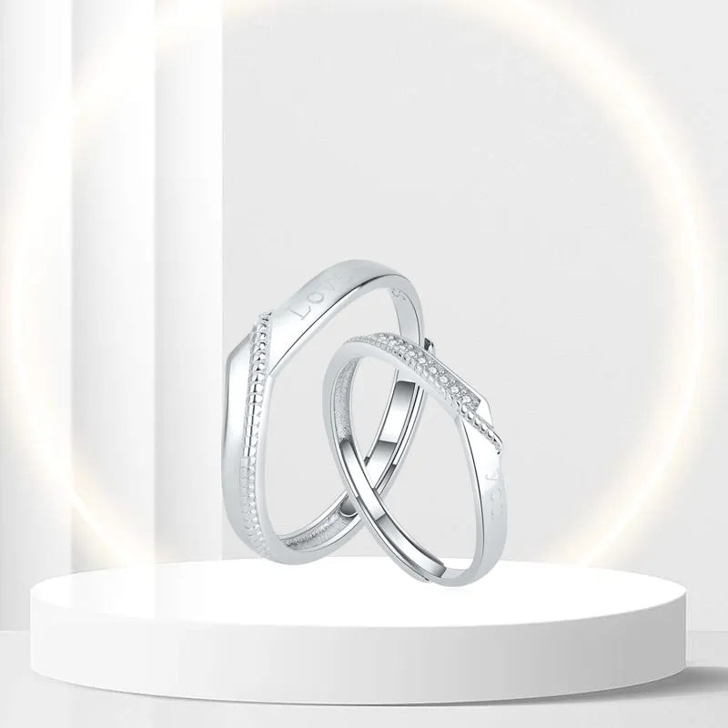 OSSINMI 925 Sterling Silver Rings Unisex-2