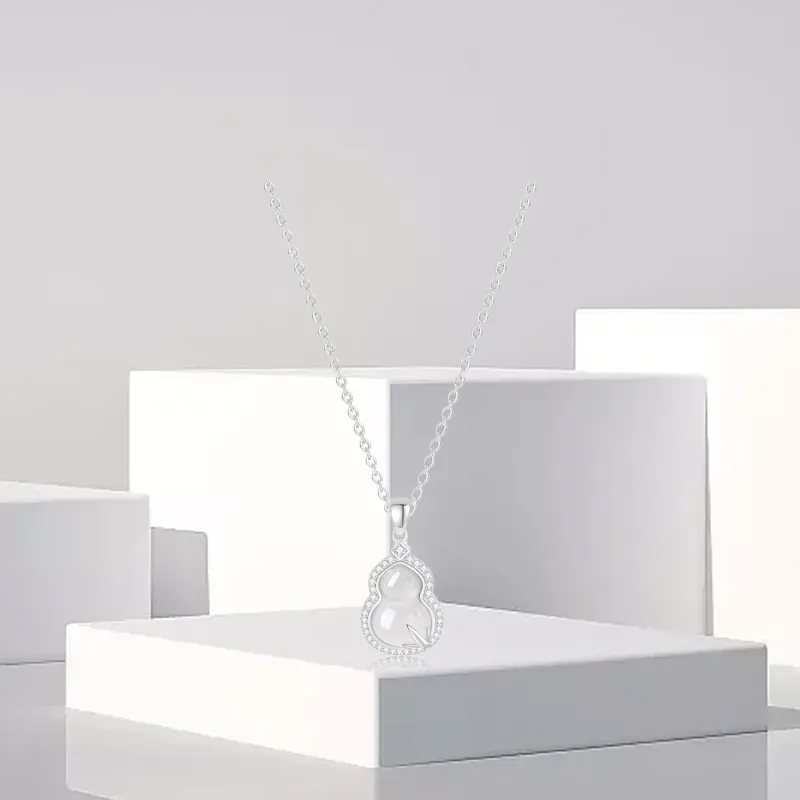 OSSINMI Chalcedony Necklaces Women's-3