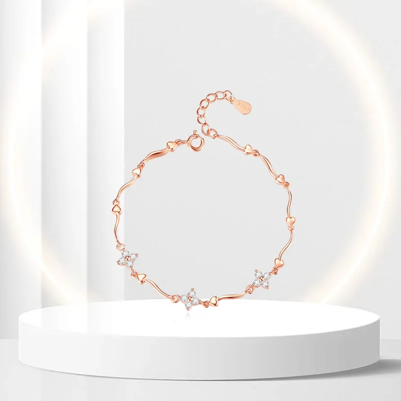 OSSINMI S925 Silver Bracelets Women's-7