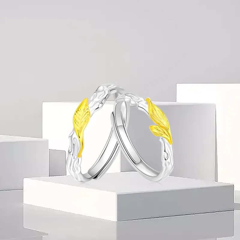 OSSINMI S 999 Fine Silver Rings Unisex-4
