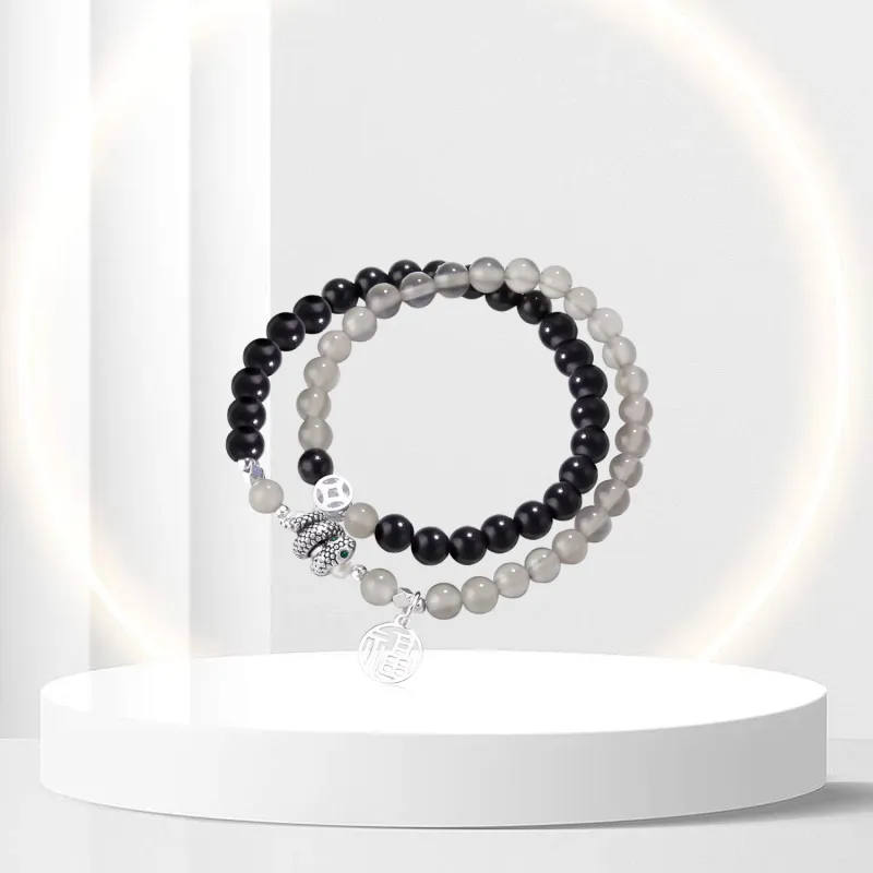 OSSINMI Agate Jade Bracelets Unisex-5