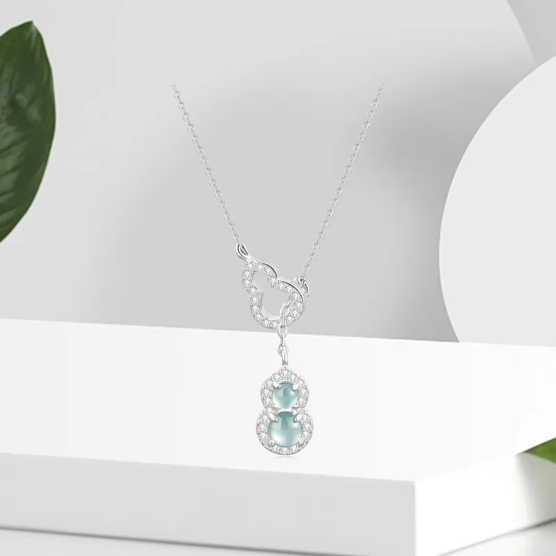 OSSINMI Chalcedony Jade Necklaces Women's-3